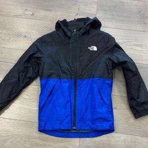 The north Face fleece hooded jacket S
